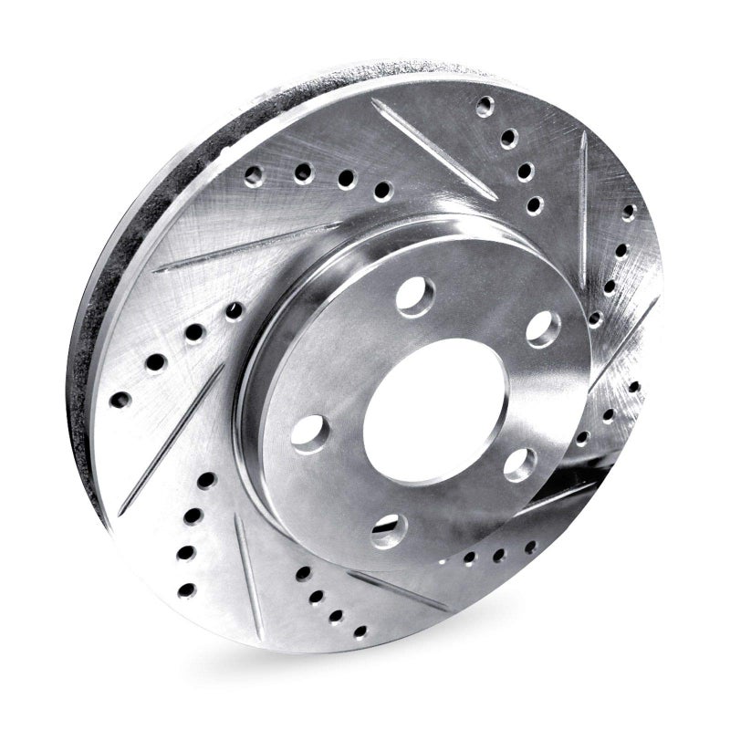 R1 Concepts Front Brake Kit For 2004-2009 Toyota Prius| Drilled Slotted Brake Rotors| Ceramic Brake Pads and Rotors Kit|Hardware included - Image 2